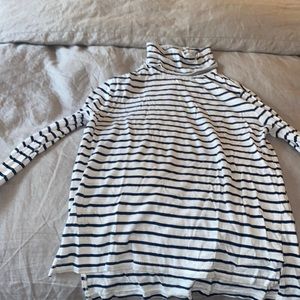 Madewell Striped Long Sleeve Turtleneck